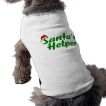Santas Helper Green pet clothing