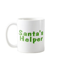 Santas Helper Green Mugs