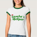 Santas Helper Green t-shirts