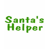 Santas Helper Green t-shirts