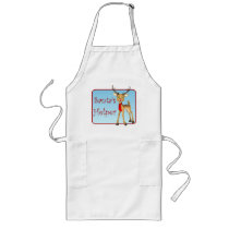 Santa's Helper Holiday Reindeer Apron by mariannegilliand Santa's Helper Holiday Reindeer Apron
