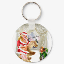 Santa's Helper - Keychain