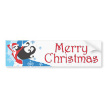 Santa's Helper - Merry Christmas bumper stickers