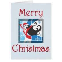 Santa's Helper - Merry Christmas Greeting Card