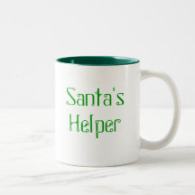 Santa's Helper Mug - Greem