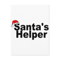 Santas Helper postcards