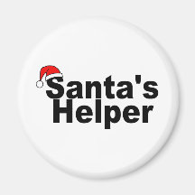Santas Helper Refrigerator Magnets