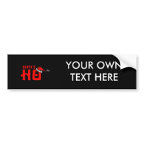Santas Ho bumper stickers by Shirtuosity Santas Ho bumper stickers