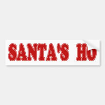 Santa's Ho Bumper Stickers