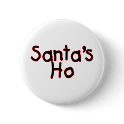 Santas Ho Pinback Buttons by CelebrationZazzle