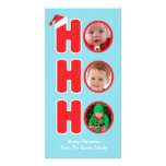 Santas Ho Ho Ho Christmas Photo Frame Customized Photo Card