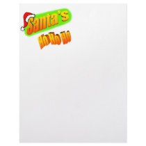 Santa's Ho Ho Ho letterhead