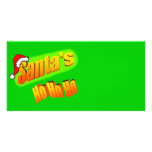 Santa's Ho Ho Ho Personalized Photo Card