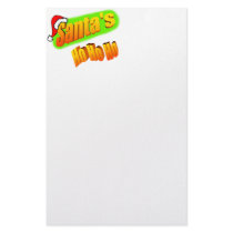 Santa's Ho Ho Ho stationery