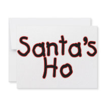 Santas Ho Invitation