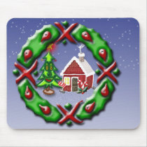 Santas Home Mousepad