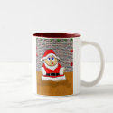 Santa's Lil Helper mugs by cimmerrian Santa's Lil Helper mugs