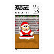 Santa's Lil Helper postage by cimmerrian Santa's Lil Helper postage