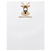 Santa's lil helper reindeer Christmas gifts & tees flyers by holidaywhimsy Santa's lil helper reindeer Christmas gifts & tees flyers