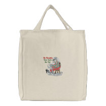 Santa's List embroidered bags by Embroidery4U Santa's List embroidered bags