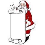 Santa's List Ornament Acrylic Cut Out