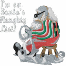 Santa's List - Personalize embroidered shirts by Embroidery4U Santa's List - Personalize embroidered shirts