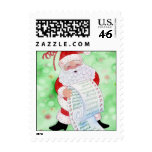 Santa's List Postage Stamps