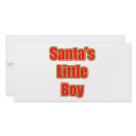 Santa's Little Boy Photo Greeting Card