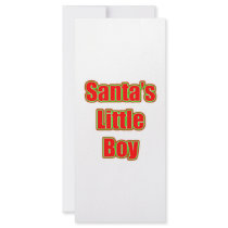 Santa's Little Boy rack cards by omgoshitschristmas Santa's Little Boy rack cards