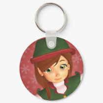 Santa's Little Elf Keychain