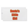 Santa's Little Girl Photo Card