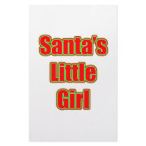 Santa's Little Girl stationery by omgoshitschristmas Santa's Little Girl stationery