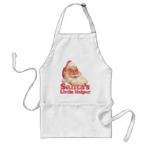Santa's Little Helper aprons by OfficeGangsta Santa's Little Helper aprons