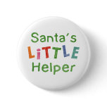 Santa's Little Helper buttons
