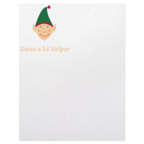 Santa's little helper. Elf Christmas gifts & tees. letterhead by holidaywhimsy Santa's little helper. Elf Christmas gifts & tees. letterhead