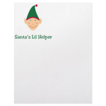 Santa's little helper. Elf Christmas gifts & tees. letterhead by holidaywhimsy Santa's little helper. Elf Christmas gifts & tees. letterhead