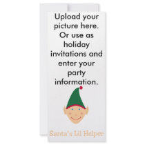 Santa's little helper. Elf Christmas gifts & tees. rack cards