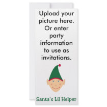 Santa's little helper. Elf Christmas gifts & tees. rack cards