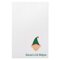 Santa's little helper. Elf Christmas gifts & tees. stationery by holidaywhimsy Santa's little helper. Elf Christmas gifts & tees. stationery