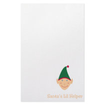 Santa's little helper. Elf Christmas gifts & tees. stationery by holidaywhimsy Santa's little helper. Elf Christmas gifts & tees. stationery