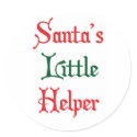 Santa's Little Helper stickers