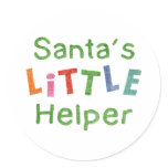 Santa's Little Helper stickers