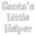 Santa's Little Helper Track Jacket embroidered shirts