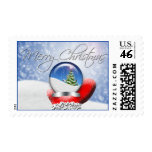 Santa's Magical Christmas Snow Globe Stamp