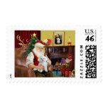 Santa's Maltese postage