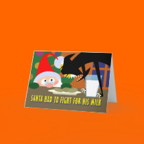 Santa's Milk cards by nassosvakalis Santa's Milk cards