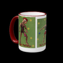 Santa's Naughty Elves mugs by Guiltypleasures Santa's Naughty Elves mugs