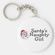 Santas Naughty Girl Keychains