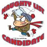 santas naughty list candidate cartoon photo cutout