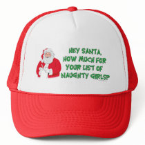 Santa's Naughty List hats by ironydesign Santa's Naughty List hats